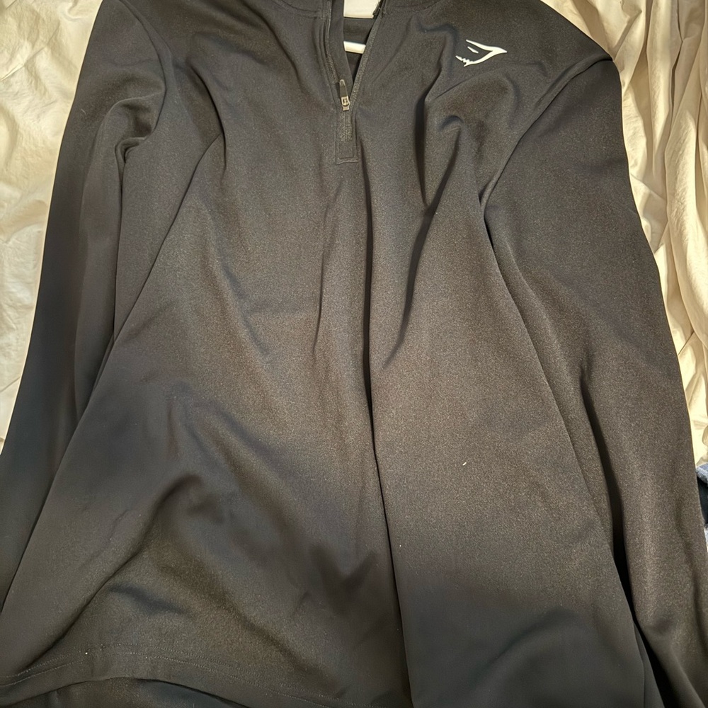 Gymshark Black Quarter-Zip Top